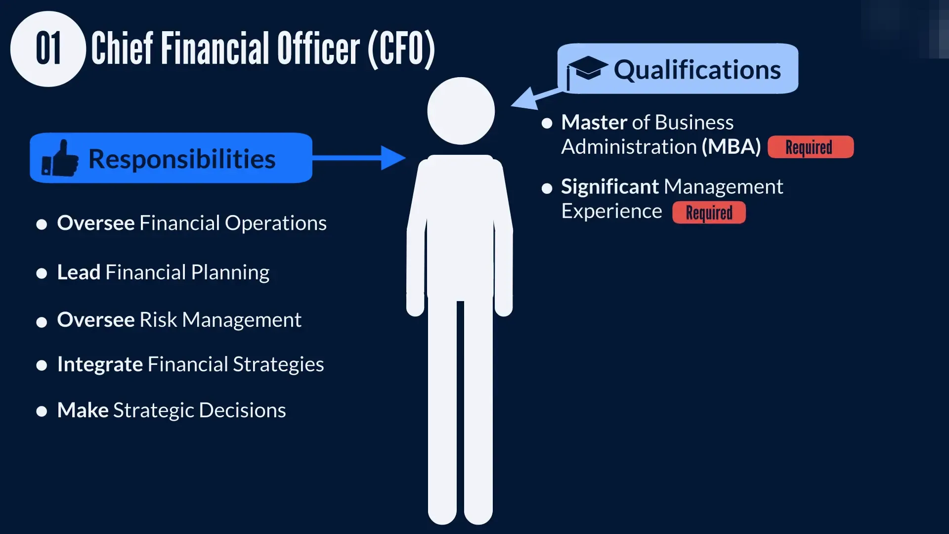 Chief Financial Officers managing financial strategies